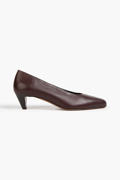 Neous Fera Leather Pumps Chocolate Women's