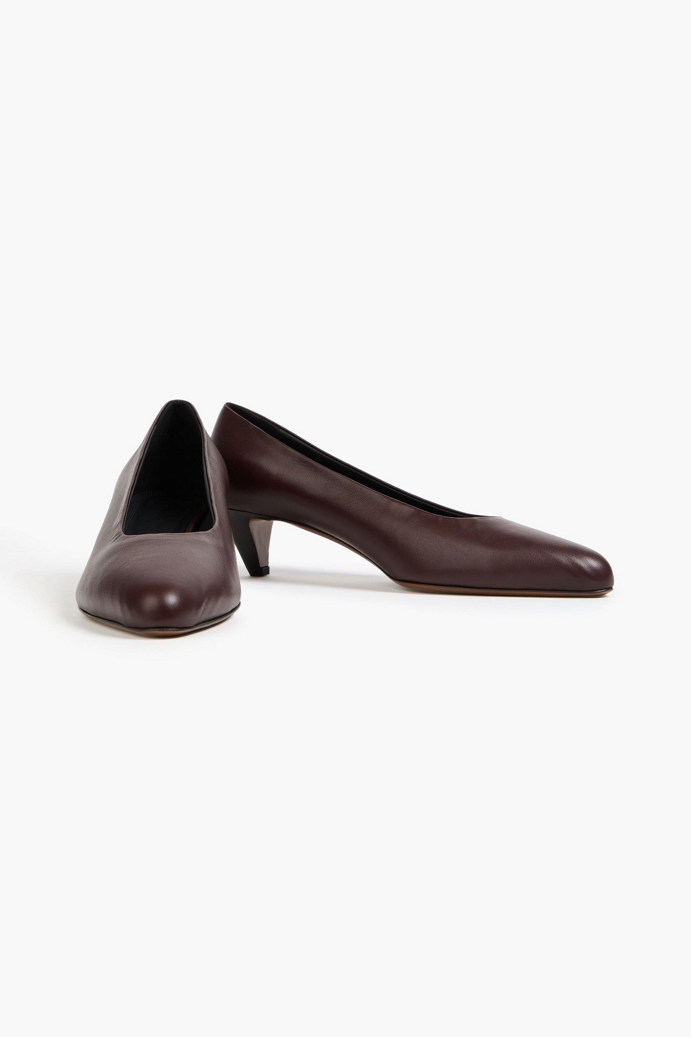 Neous Fera Leather Pumps Chocolate Women's
