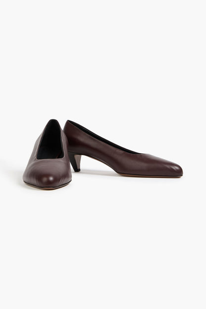 Neous Fera Leather Pumps Chocolate Women's