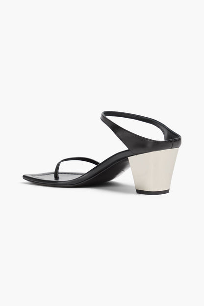Toteme The City Leather Mules Black Women's