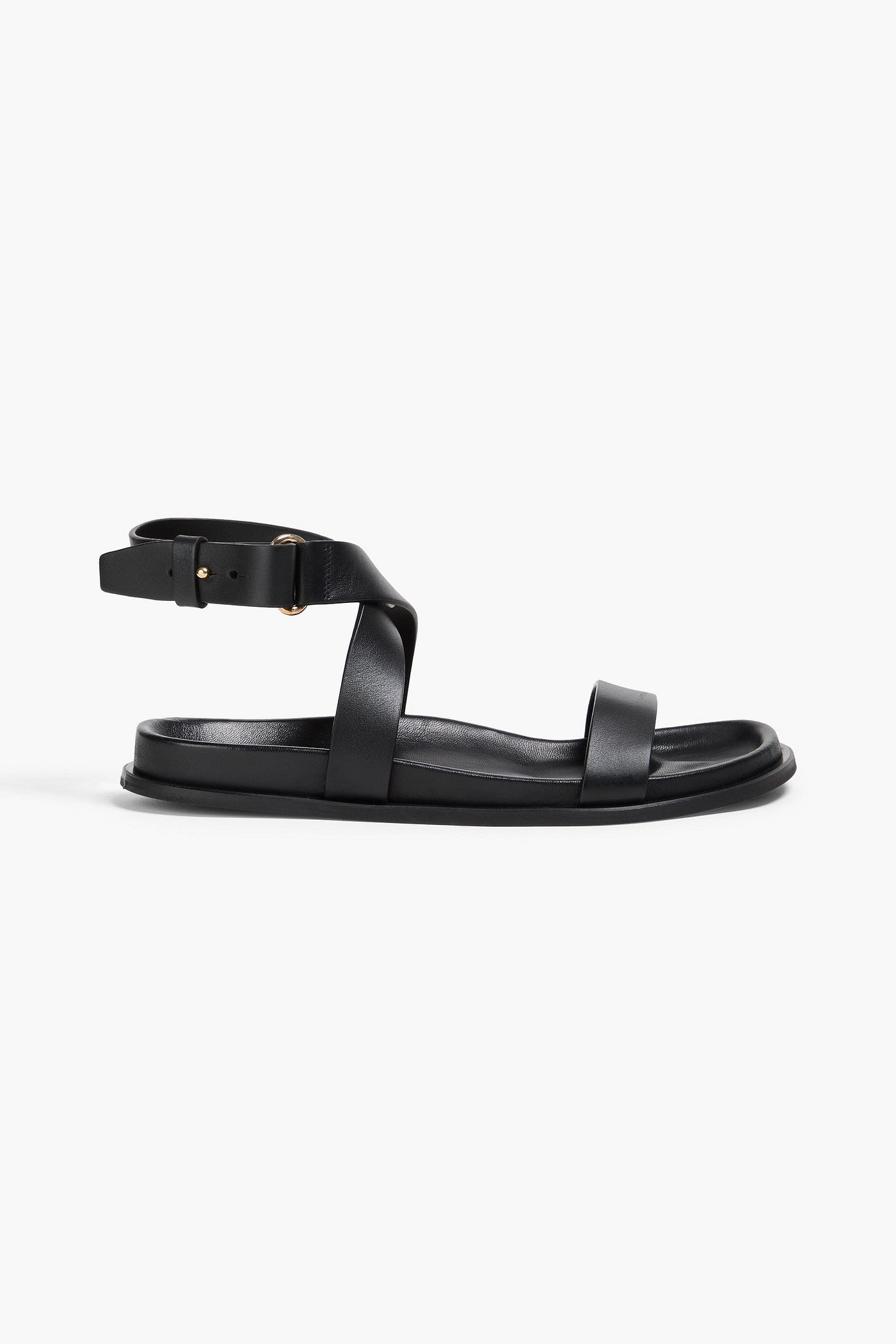 Toteme Leather Sandals Black Women's