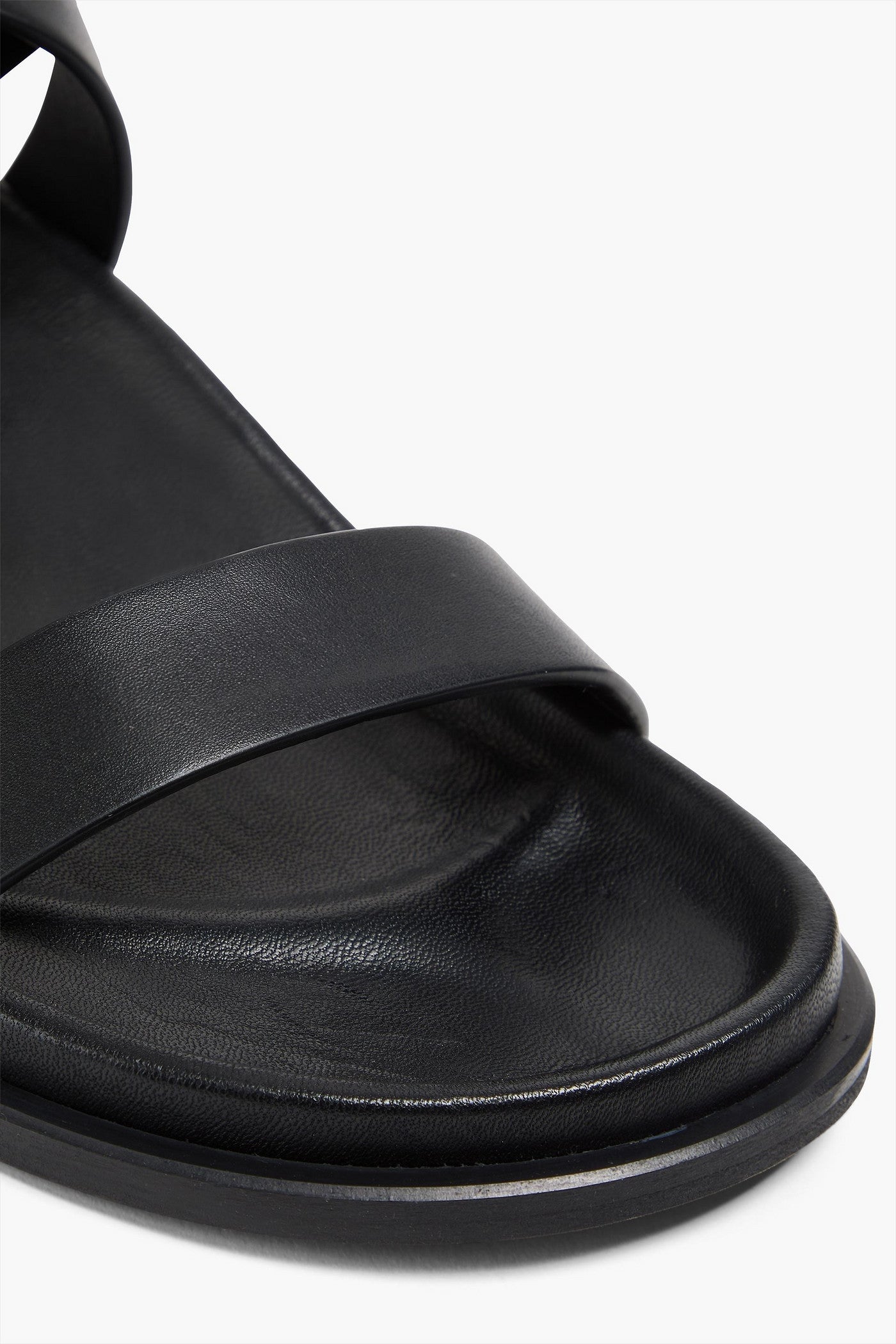 Toteme Leather Sandals Black Women's