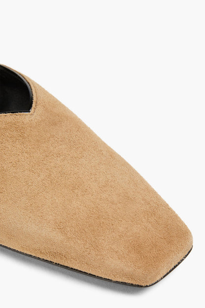 Toteme Suede Flats Camel Women's