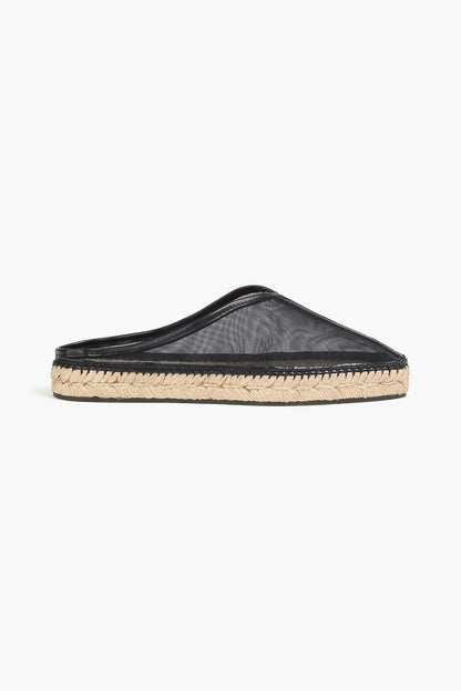 Toteme Mesh Espadrilles Black Women's