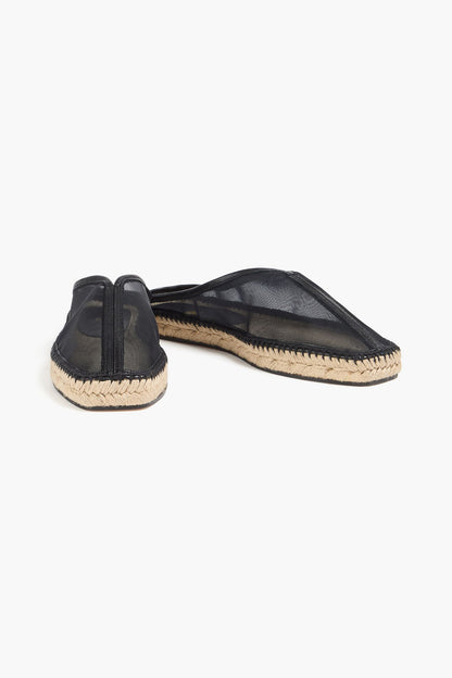 Toteme Mesh Espadrilles Black Women's