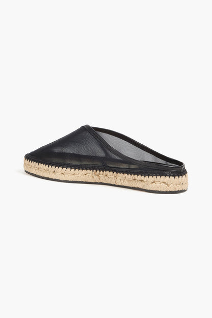 Toteme Mesh Espadrilles Black Women's