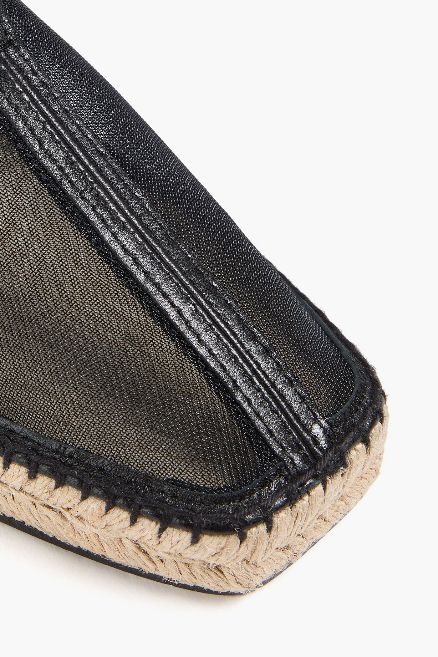 Toteme Mesh Espadrilles Black Women's