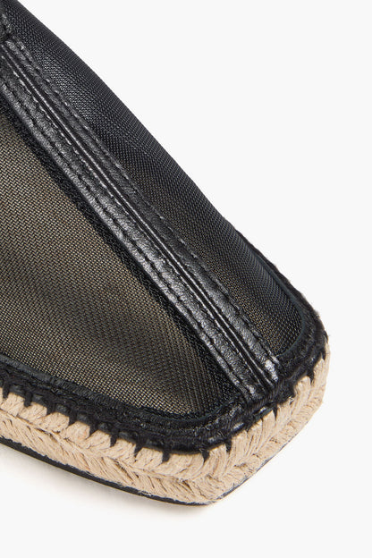 Toteme Mesh Espadrilles Black Women's