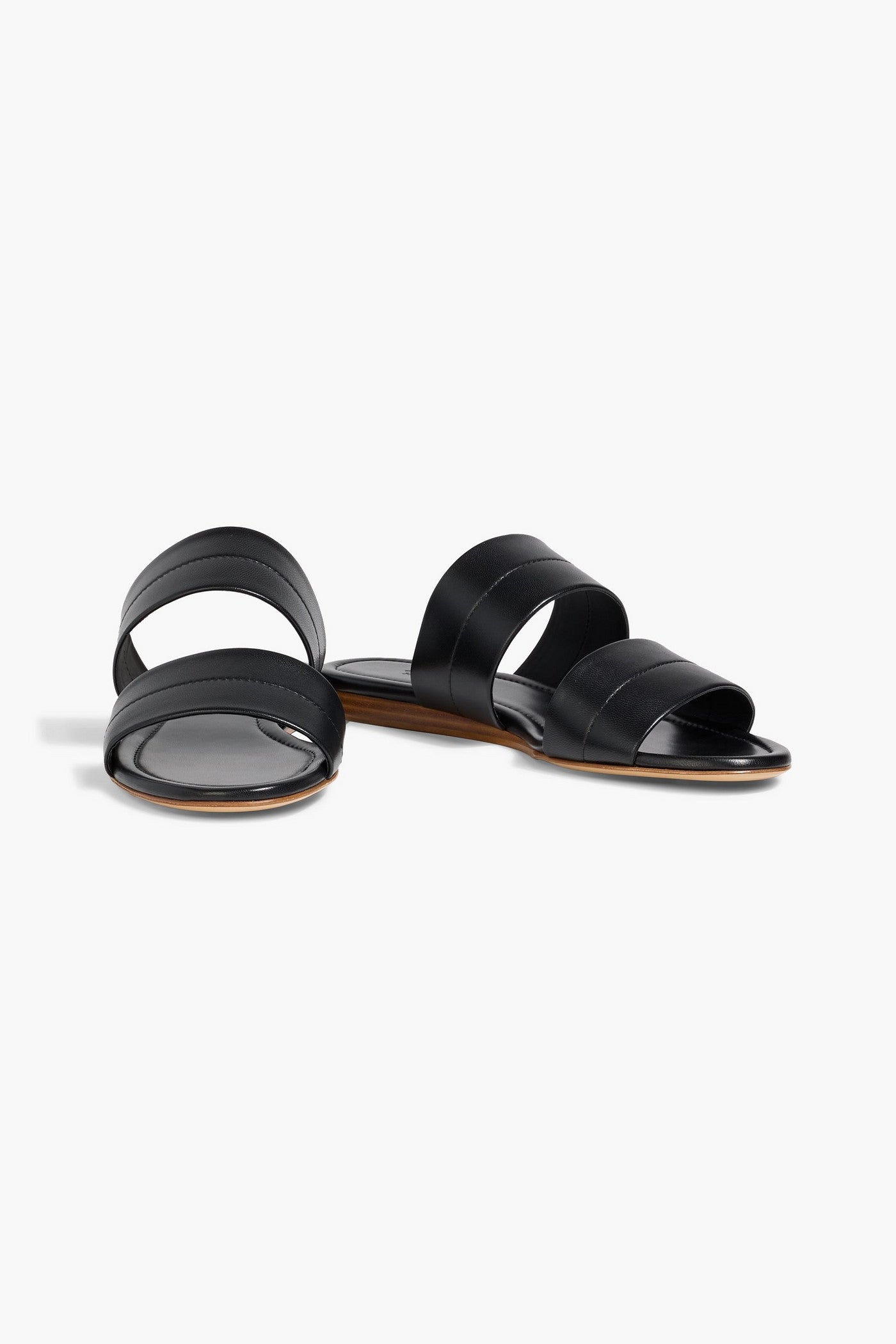 Gabriela Hearst Lora Leather Sandals Black Women's