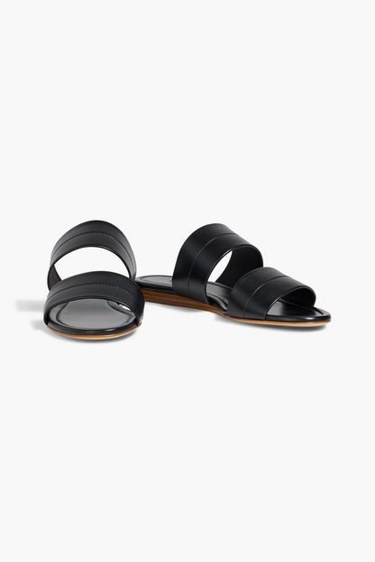 Gabriela Hearst Lora Leather Sandals Black Women's