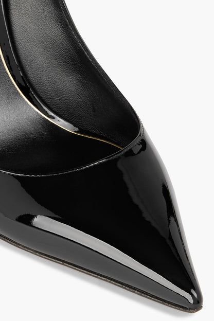 Valentino Garavani Tan-Go Patent-Leather Pumps Black Women's