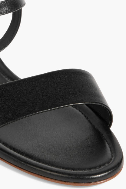 Gabriela Hearst Alexi Leather Sandals Black Women's