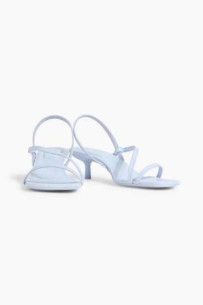 Simkhai Cedonia Leather Slingback Sandals Sky Blue Women's
