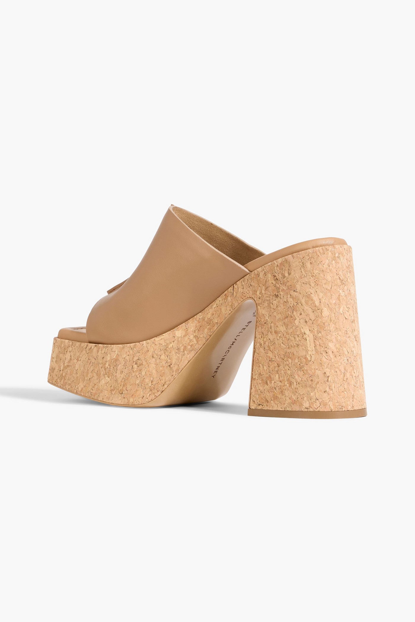 Stella Mccartney Skylar Platform Mules Light Brown Women's