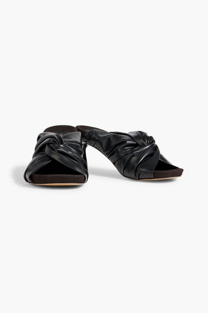 Stella Mccartney Terra Twisted Mules Black Women's