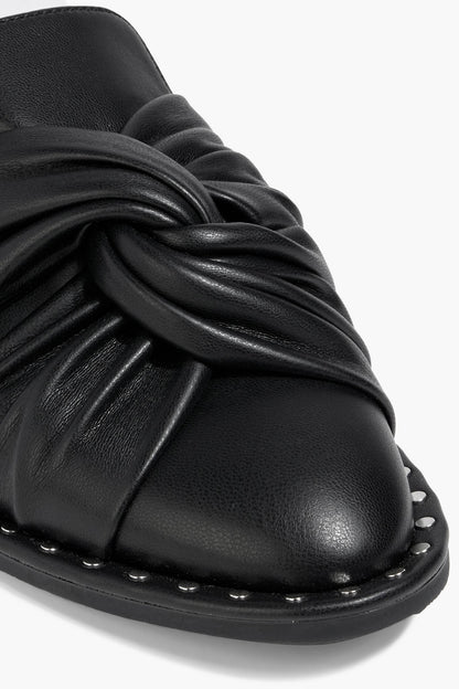 Stella Mccartney Falabella Twisted Slippers Black Women's