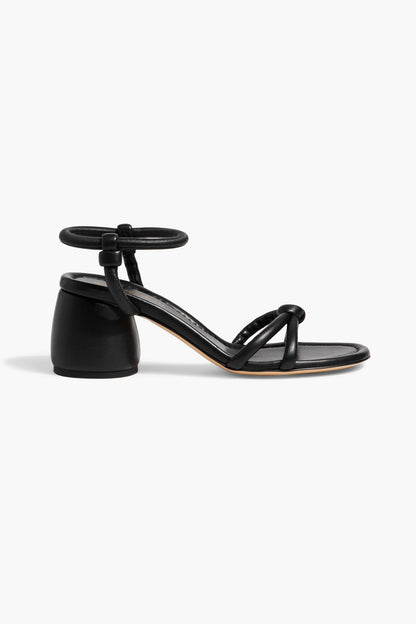 Gianvito Rossi Cassis 60 Leather Sandals Black Women's