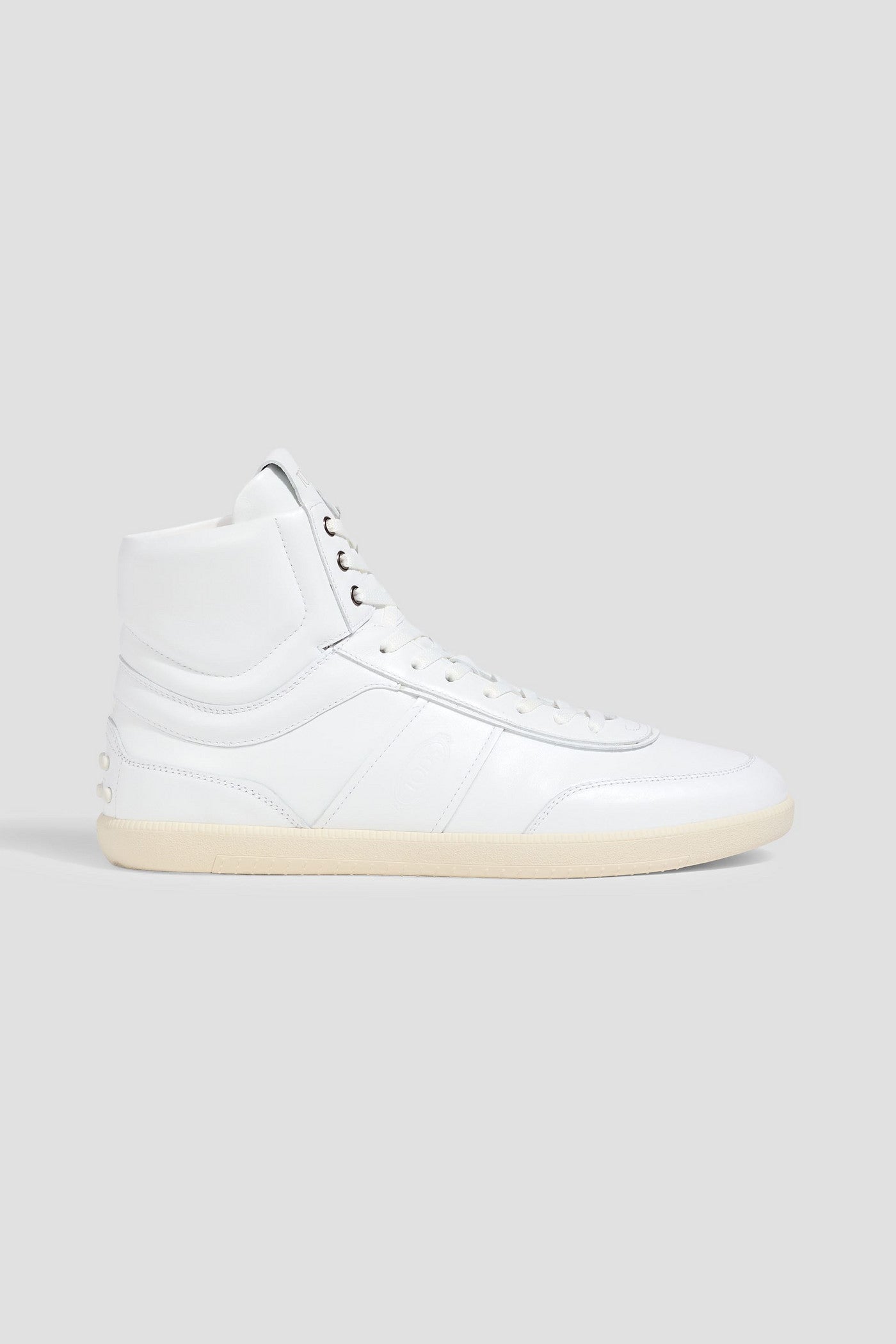 Tod's Leather High-Top Sneakers White