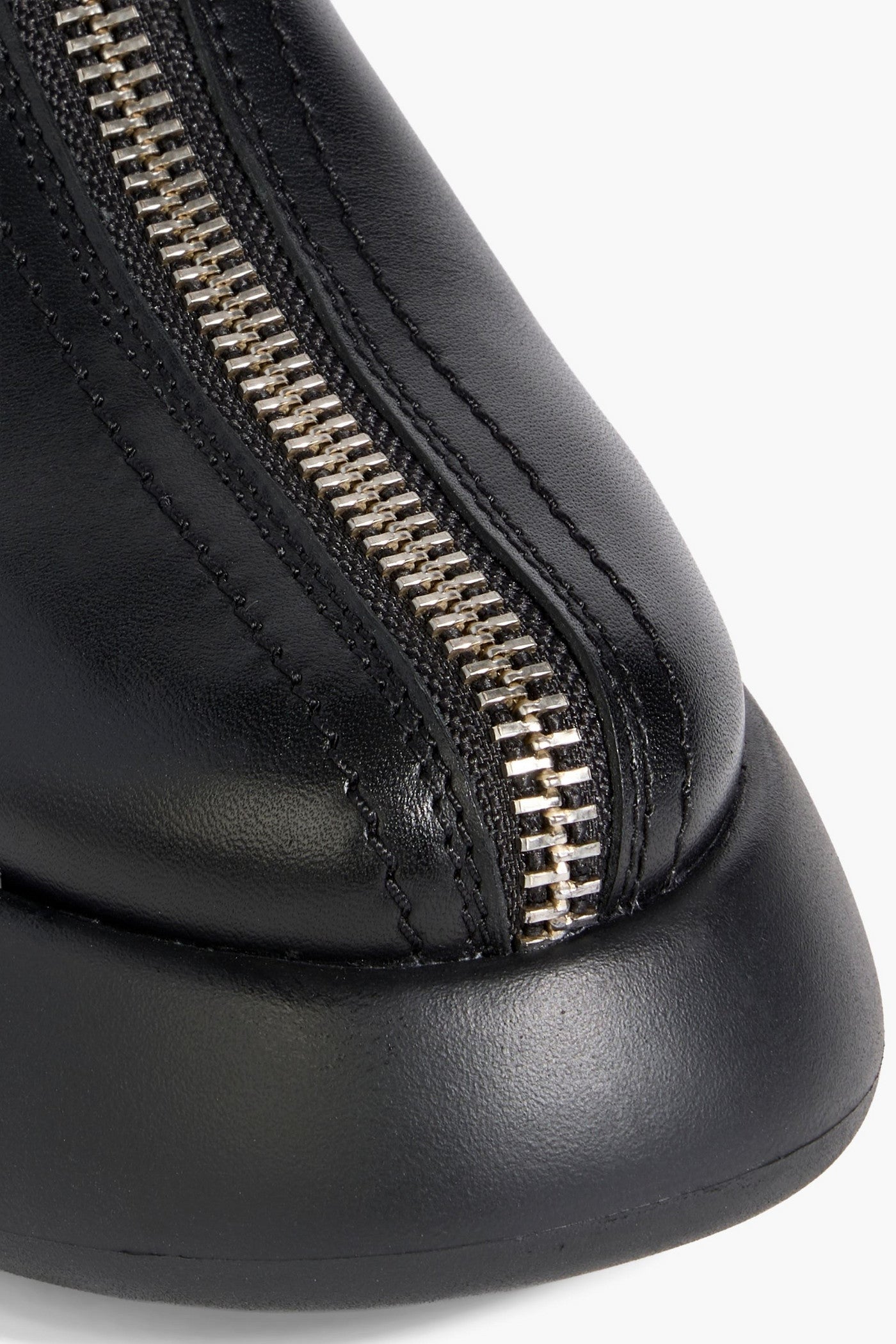 3.1 Phillip Lim Mercer Leather Platform Ankle Boots Black Women's