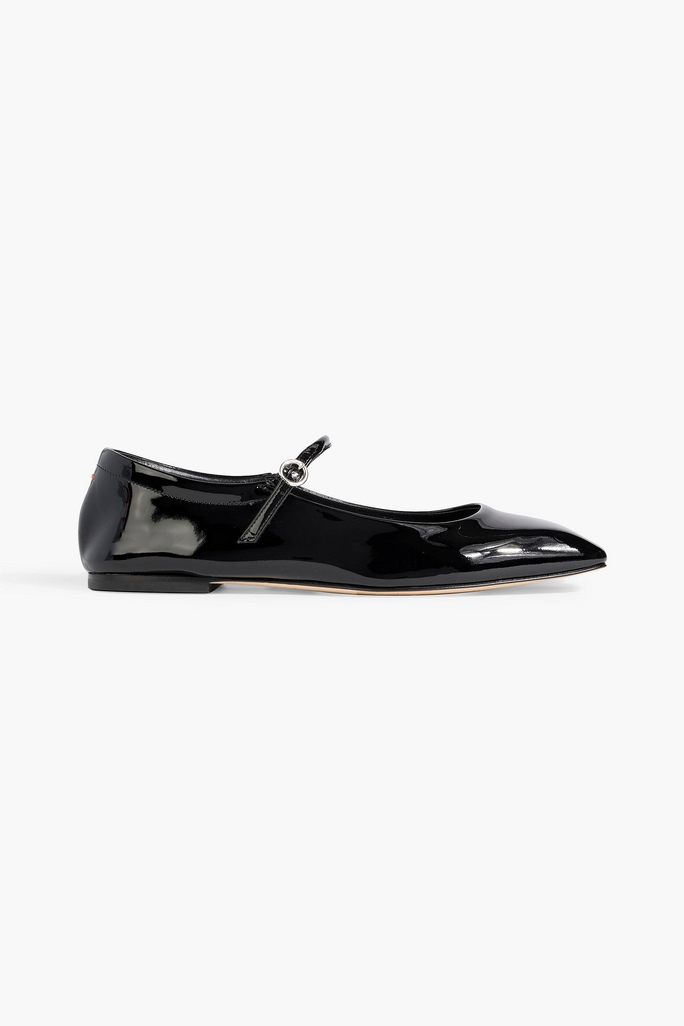 Aeyde Patent-Leather Mary Jane Flats Black Women's
