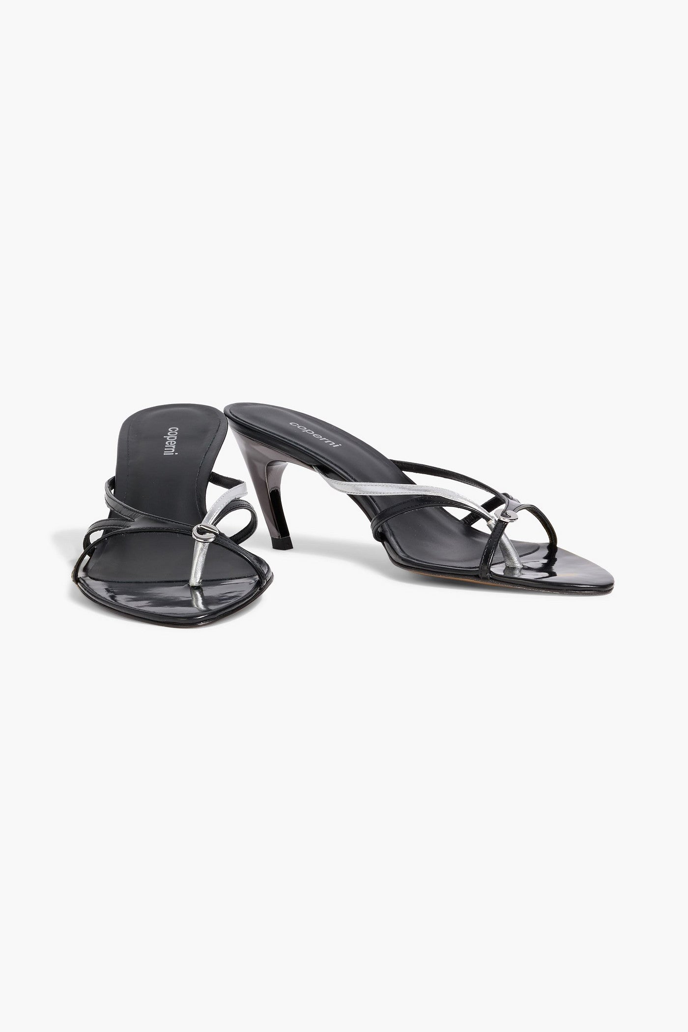 Coperni Embellished Leather Mules Black Women's