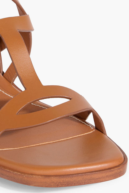 Zimmermann Leather Sandals Tan Women's
