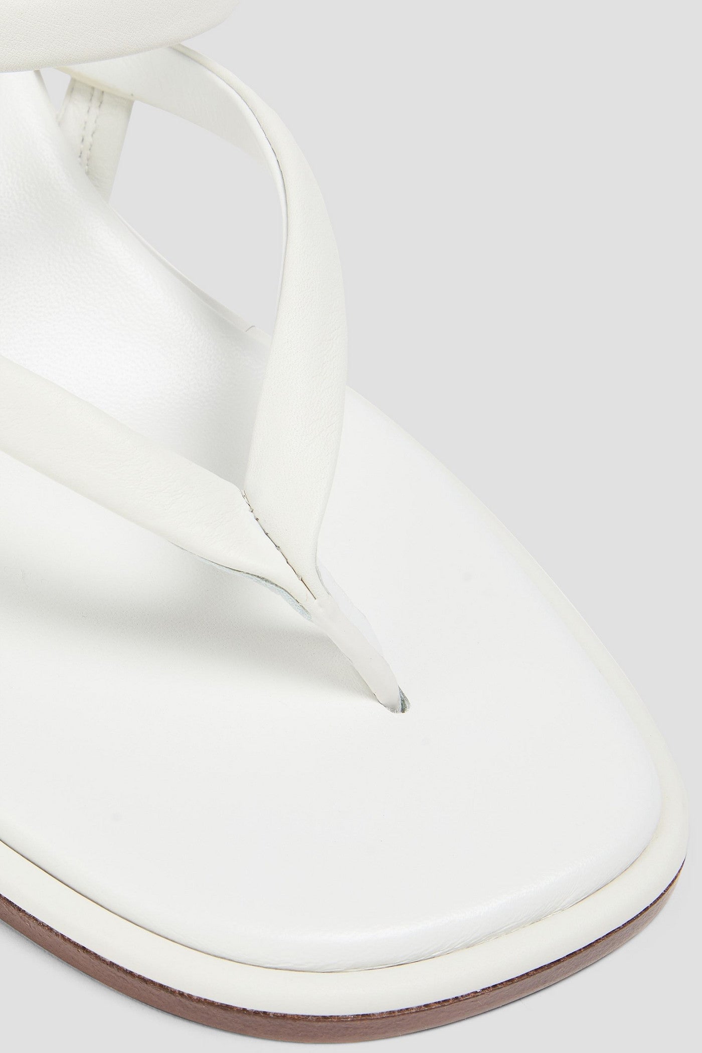Tod's Leather Slingback Sandals White Women's