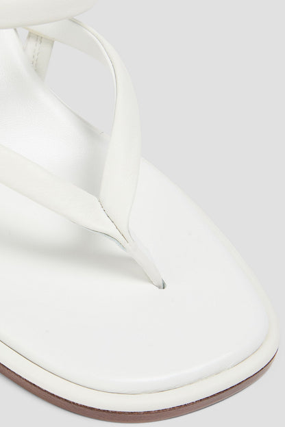 Tod's Leather Slingback Sandals White Women's