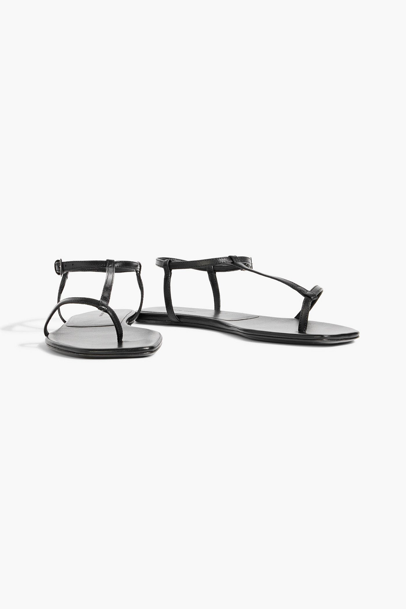 Loulou Studio Amaru Leather Sandals Black Women's