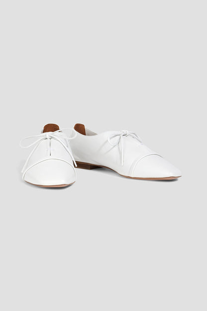 Malone Souliers Jean Leather Loafers White Women's