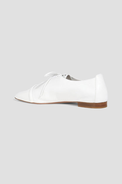 Malone Souliers Jean Leather Loafers White Women's