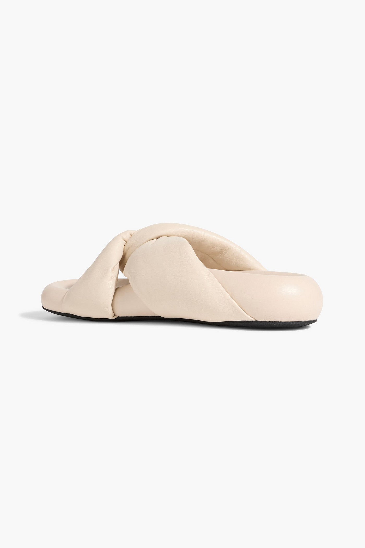 Marni Twisted Leather Sandals Blush Women's