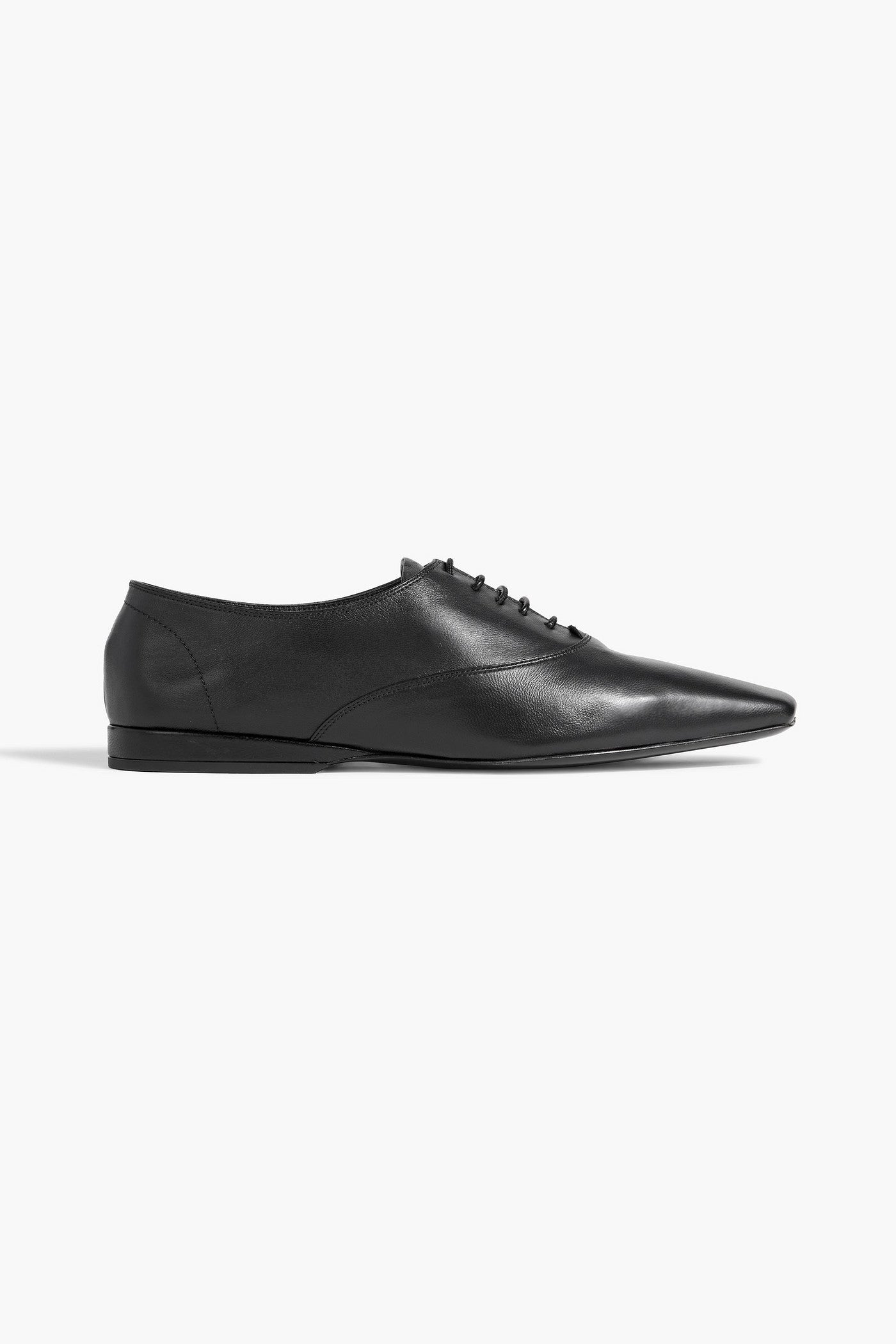 Loulou Studio Nora Leather Oxford Shoes Black Women's