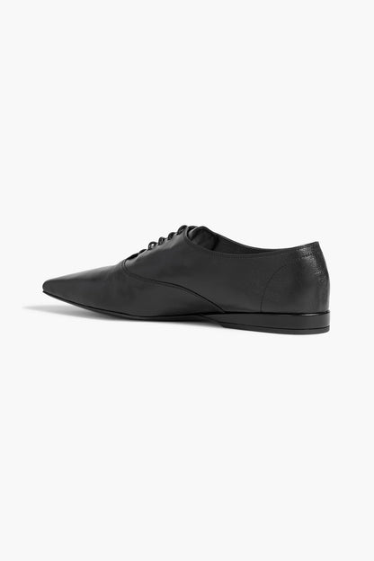 Loulou Studio Nora Leather Oxford Shoes Black Women's