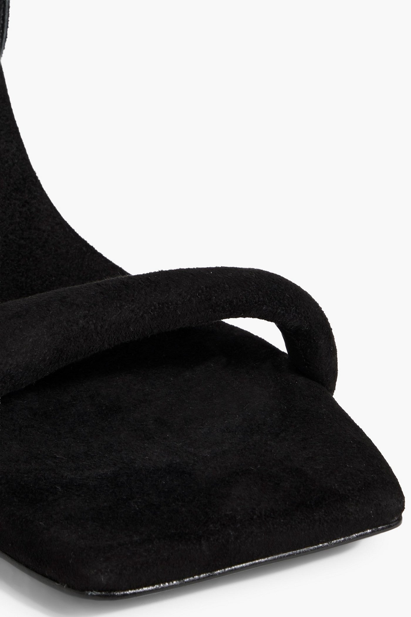 Tibi Hugh Suede Sandals Black Women's