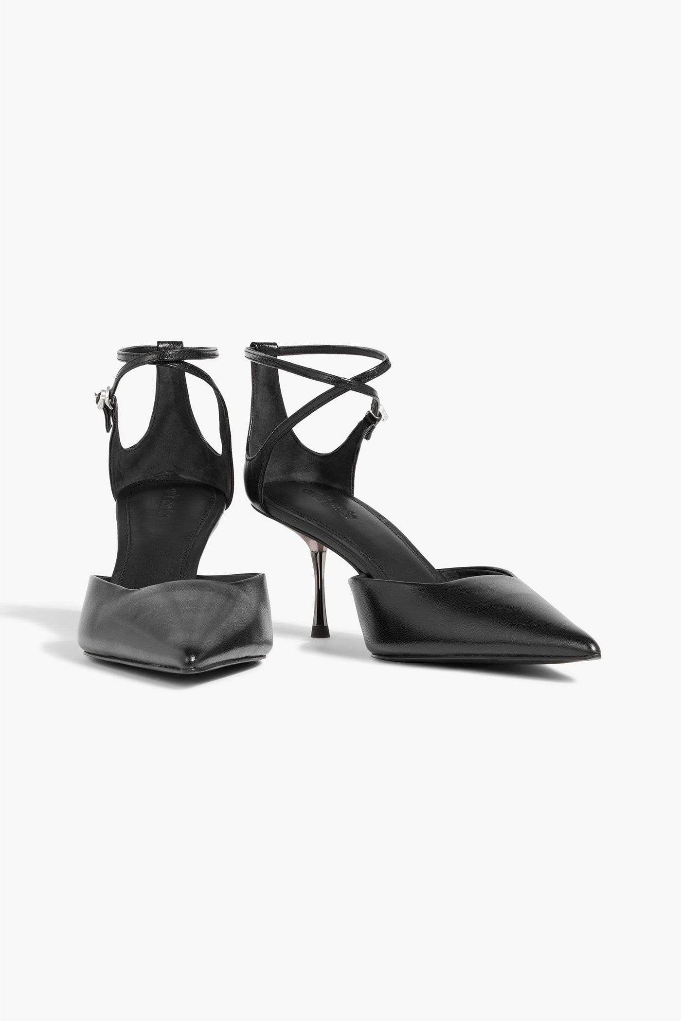 Cult Gaia Valez Leather Pumps Black Women's