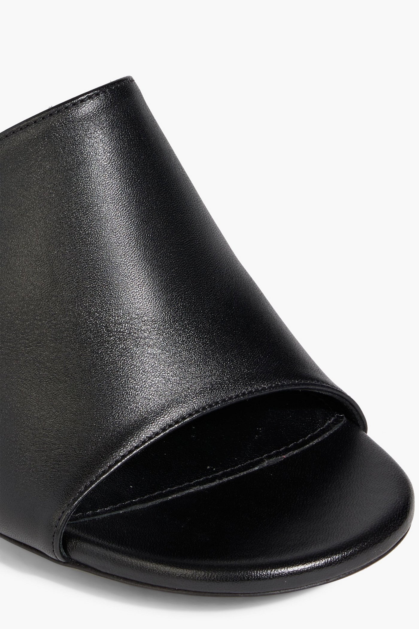 Givenchy G Cube Leather Mules Black Women's