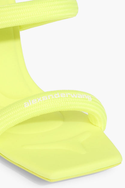 Alexander Wang Julie Woven Sandals Bright Yellow Women's