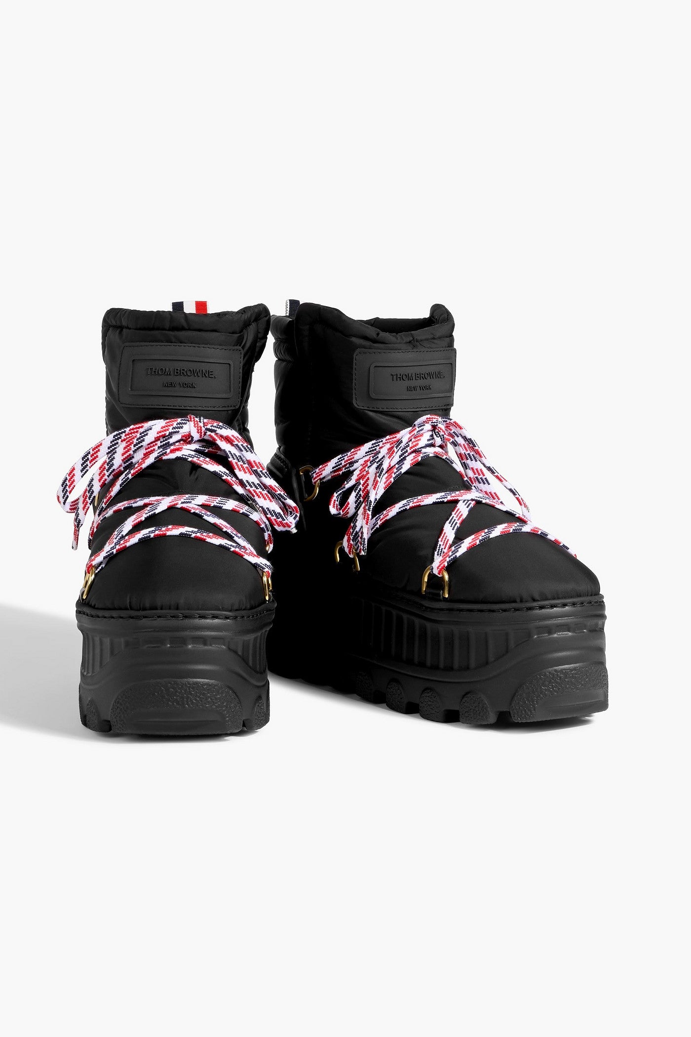 Thom Browne Shell Platform Snow Boots Black Women's