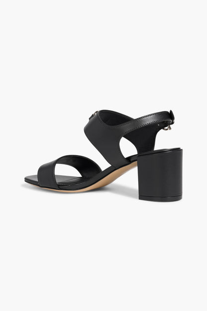 Ferragamo Cayla Leather Sandals Black Women's
