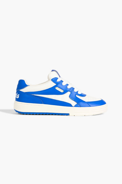 Palm Angels Two-Tone Leather Sneakers Cobalt Blue