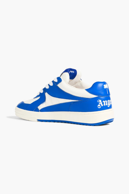 Palm Angels Two-Tone Leather Sneakers Cobalt Blue