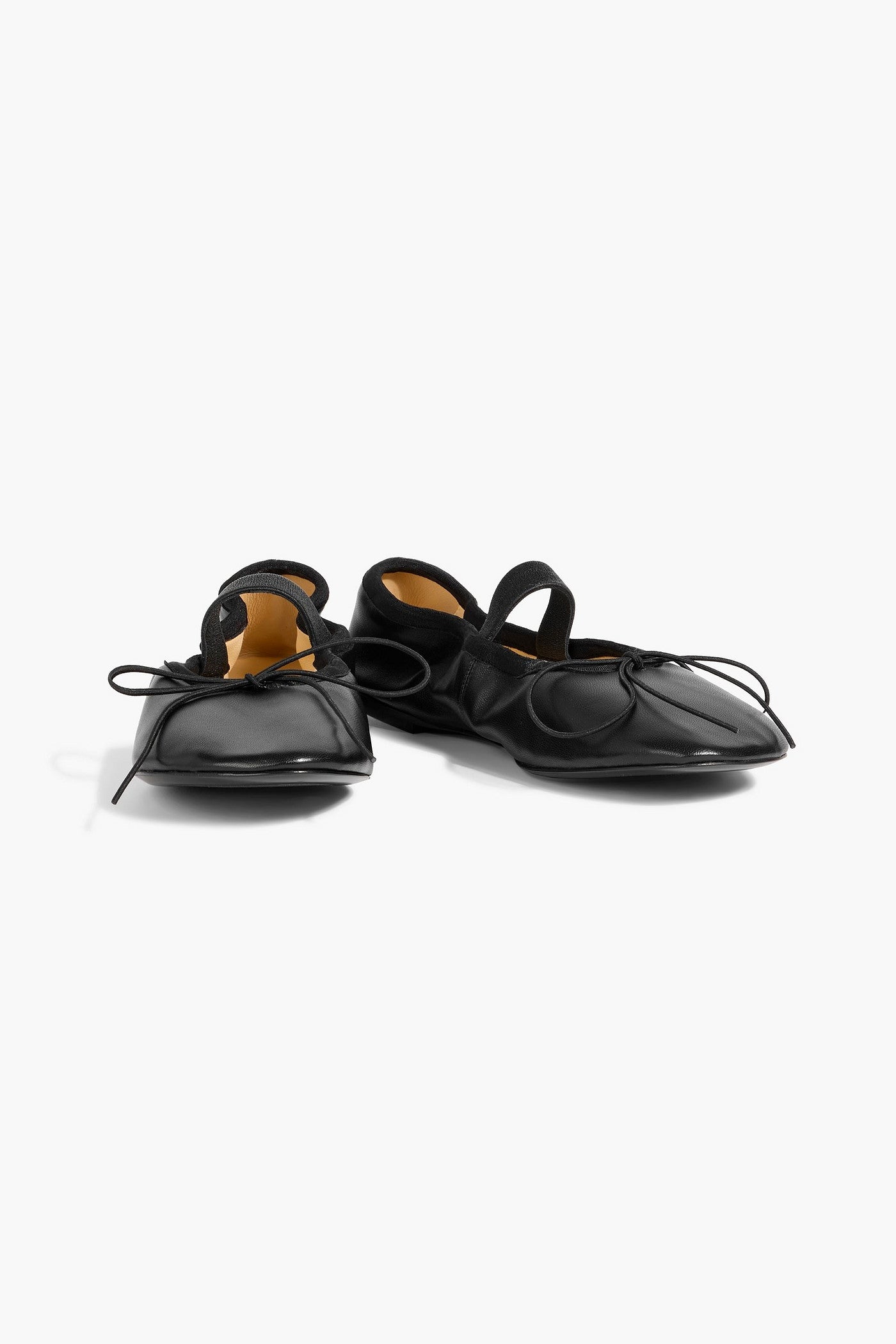Proenza Schouler Glove Leather Mary Jane Flats Black Women's