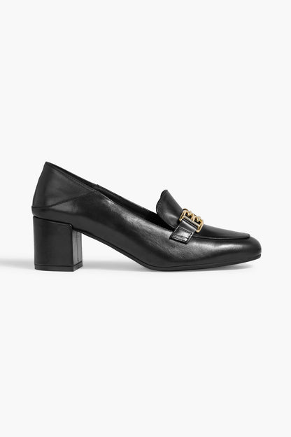 Bally Belka Embellished Leather Pumps Black Women's