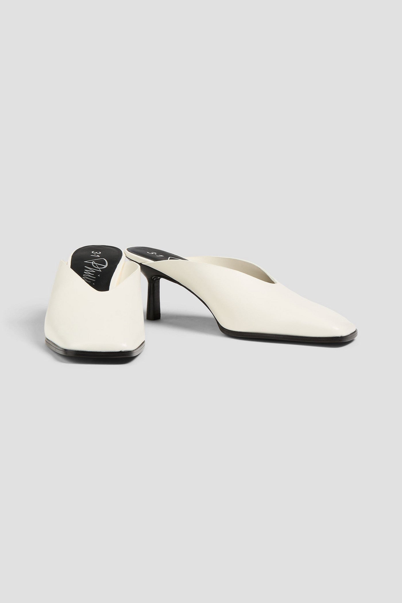 3.1 Phillip Lim Id Leather Mules Ecru Women's