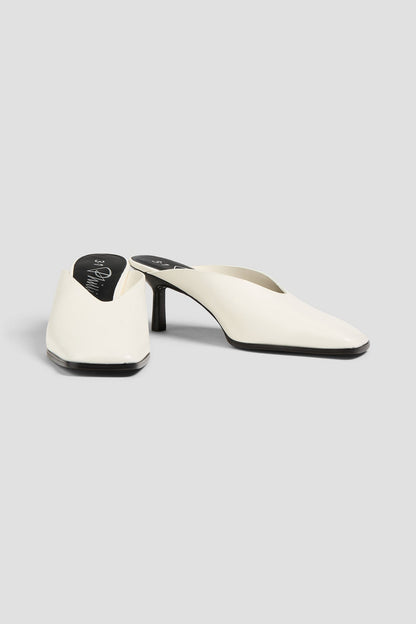 3.1 Phillip Lim Id Leather Mules Ecru Women's