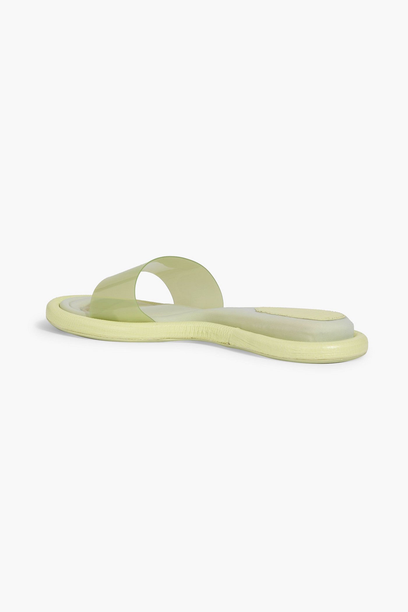 Cult Gaia Aldari Pvc Slides Light Green Women's
