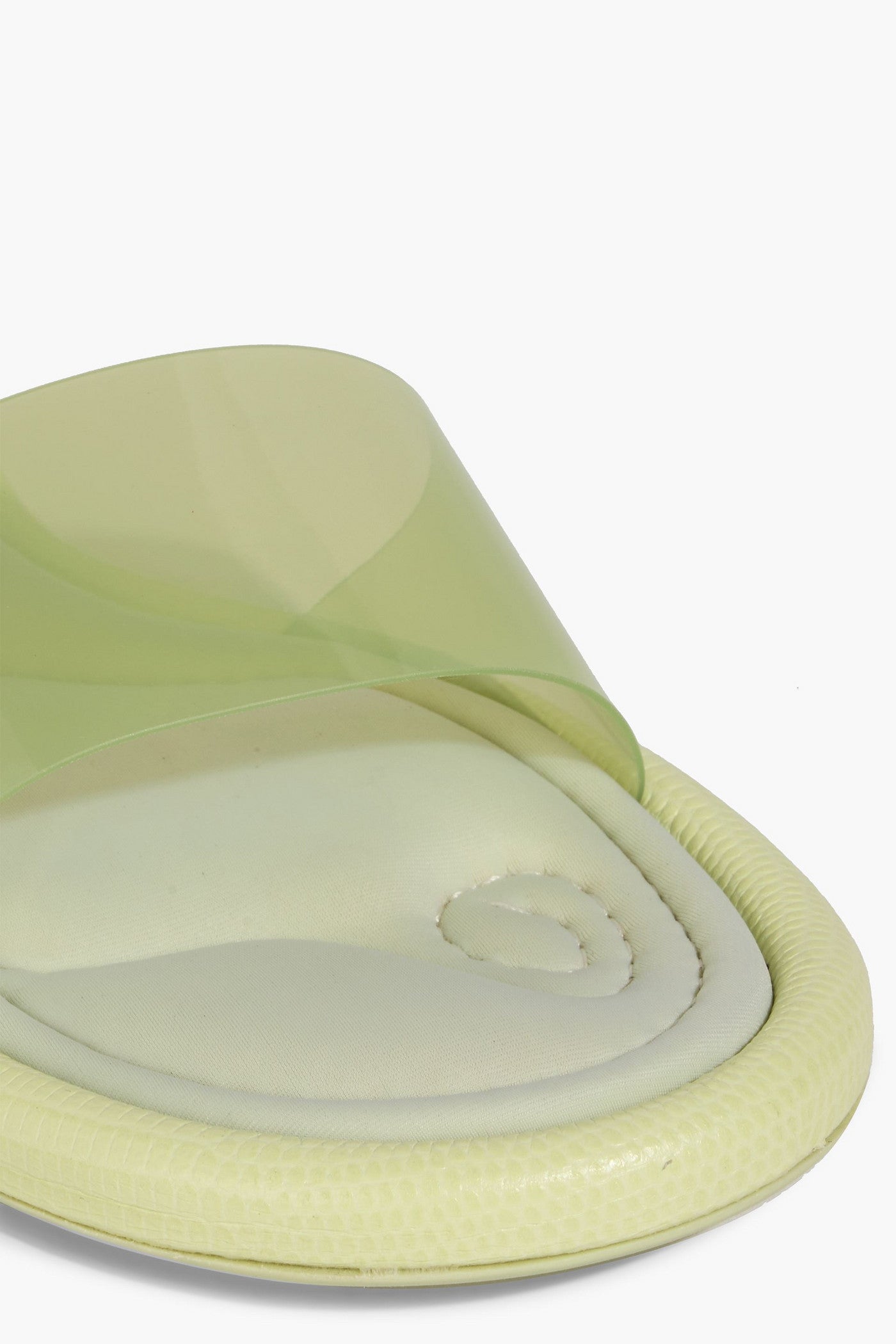 Cult Gaia Aldari Pvc Slides Light Green Women's