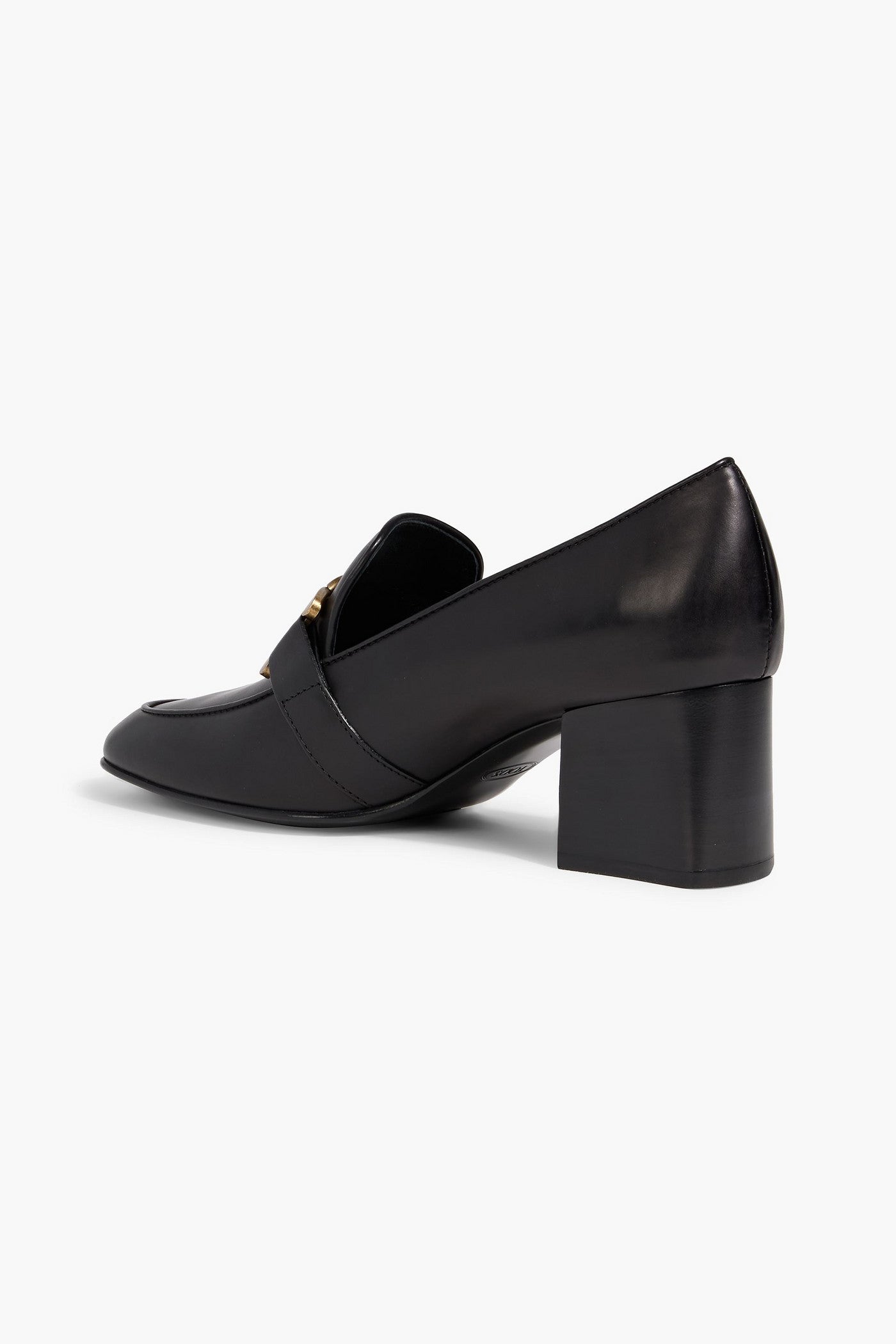Tod's Embellished Leather Pumps Black Women's