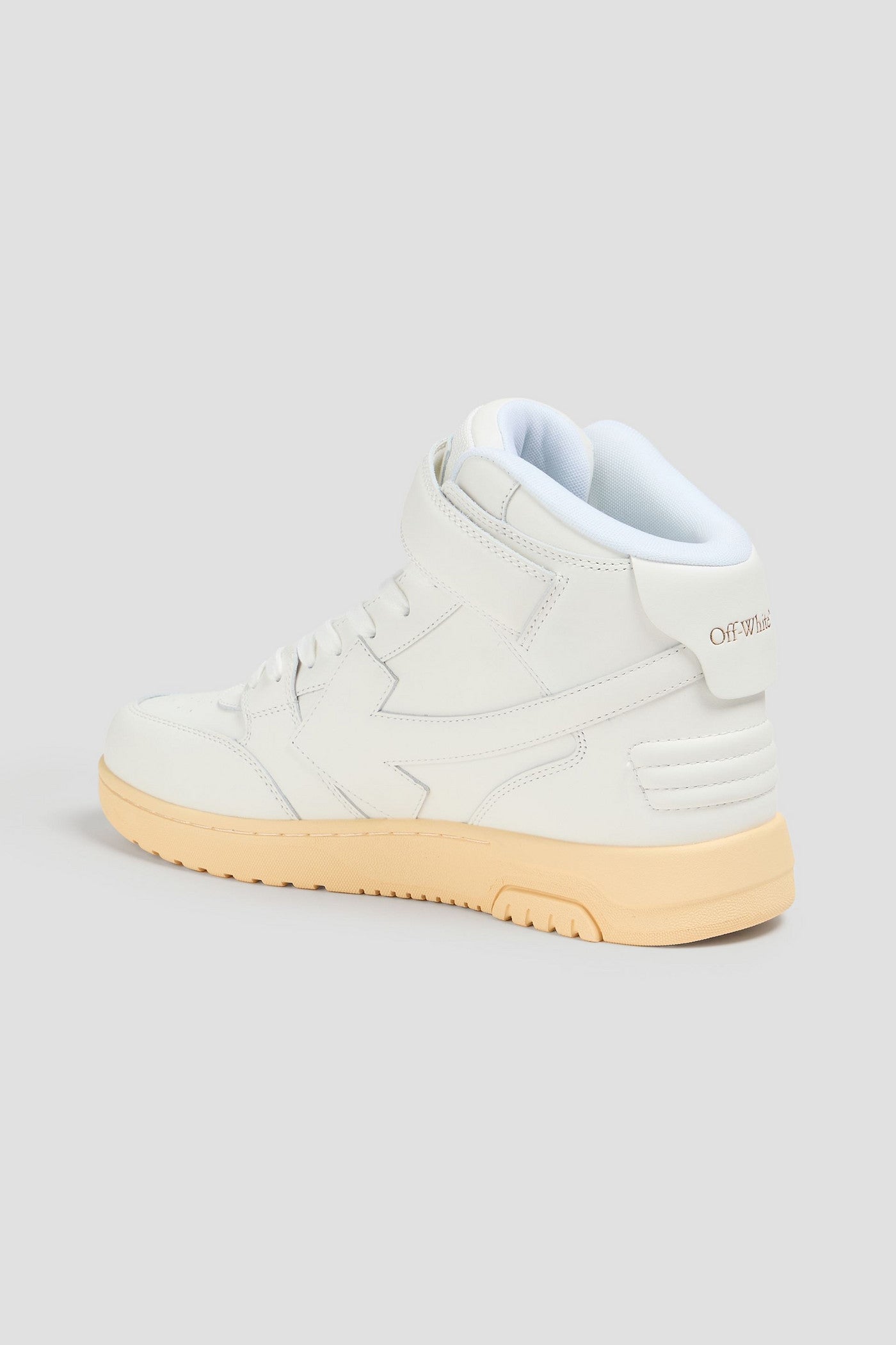 Off-White Out Of Office Leather High-Top Sneakers White